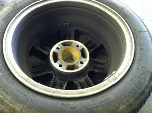 A typical Think wheel before modification.